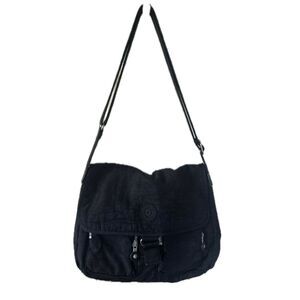 Kipling Women's New Rita Black Medium Adjustable Messenger Crossbody Bag